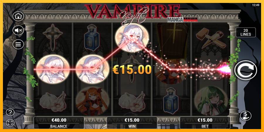 Vampire Night mesin permainan untuk uang, gambar 3