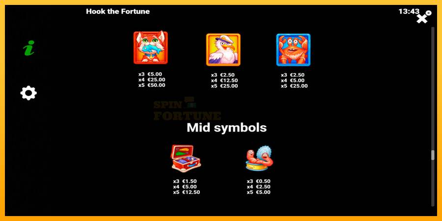 Hook the Fortune mesin permainan untuk uang, gambar 6