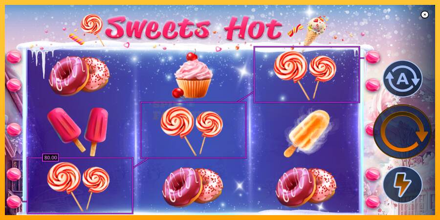 Sweets Hot mesin permainan untuk uang, gambar 3