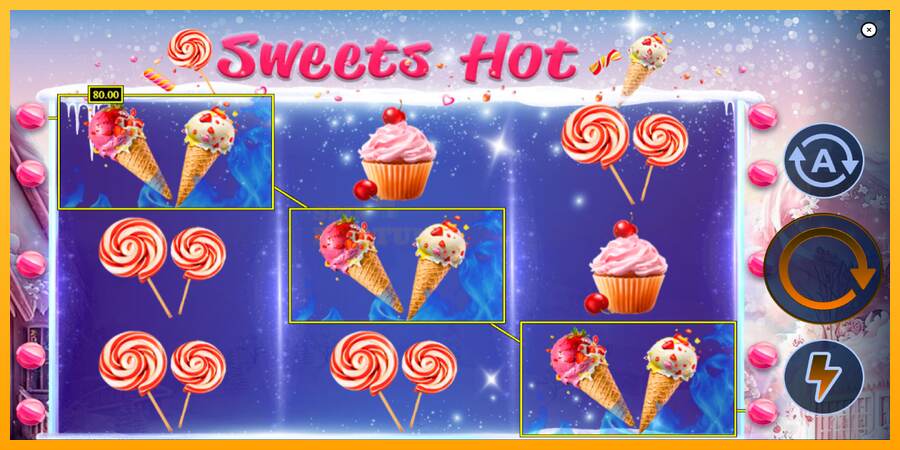 Sweets Hot mesin permainan untuk uang, gambar 4