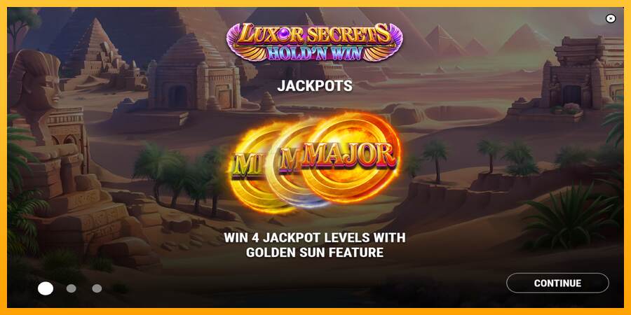 Luxor Secrets Holdn Win mesin permainan untuk uang, gambar 1