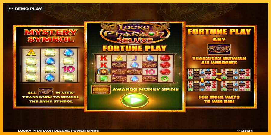 Lucky Pharaoh Deluxe Fortune Play mesin permainan untuk uang, gambar 1