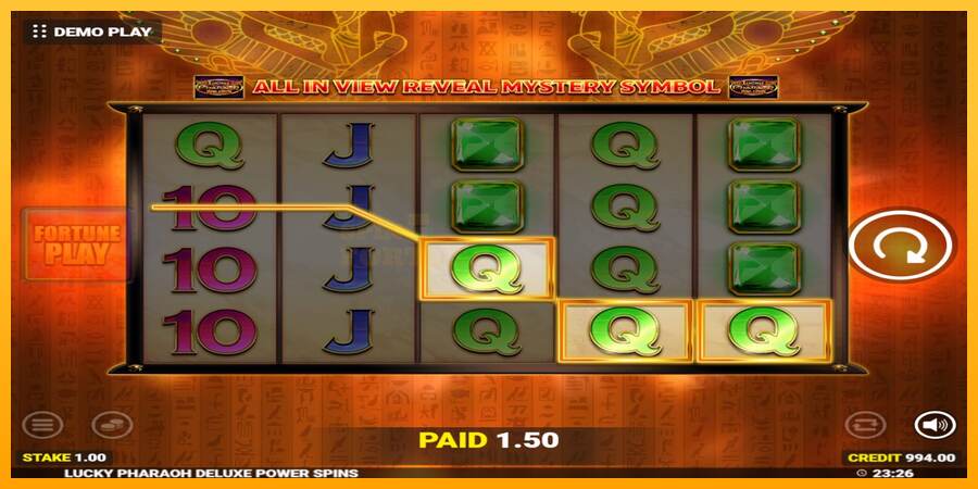 Lucky Pharaoh Deluxe Fortune Play mesin permainan untuk uang, gambar 3