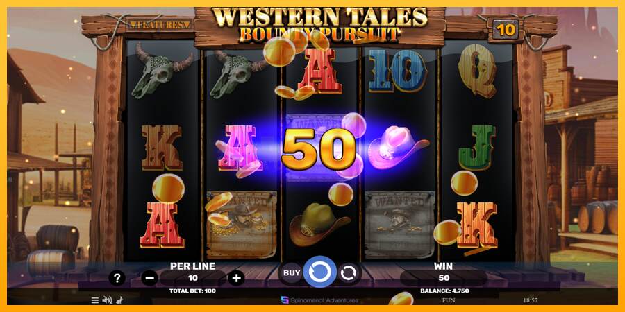 Western Tales - Bounty Pursuit mesin permainan untuk uang, gambar 3