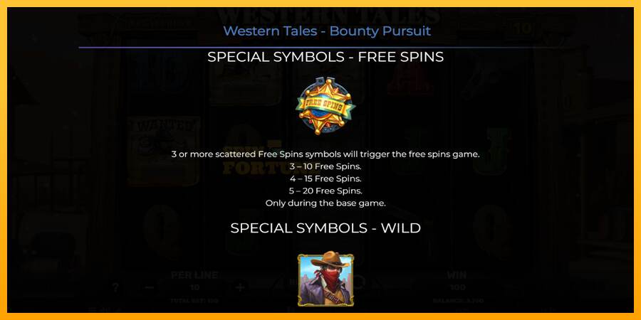 Western Tales - Bounty Pursuit mesin permainan untuk uang, gambar 5