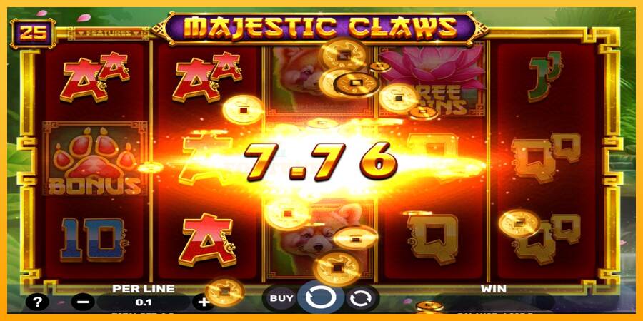 Majestic Claws mesin permainan untuk uang, gambar 3