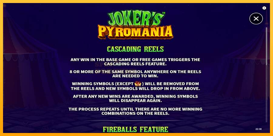 Jokers Pyromania mesin permainan untuk uang, gambar 5