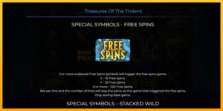 Treasures of the Trident mesin permainan untuk uang, gambar 5