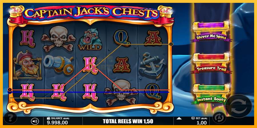 Captain Jacks Chests mesin permainan untuk uang, gambar 2