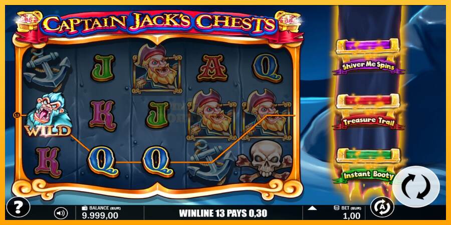 Captain Jacks Chests mesin permainan untuk uang, gambar 3