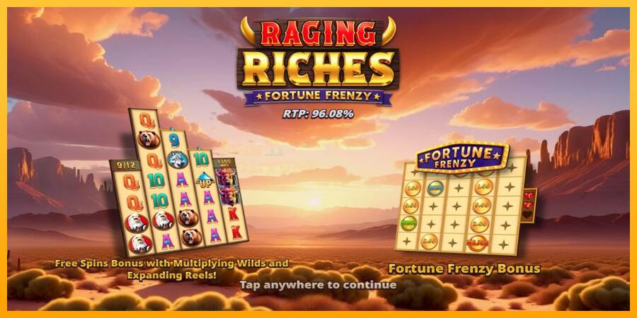 Raging Riches mesin permainan untuk uang, gambar 1