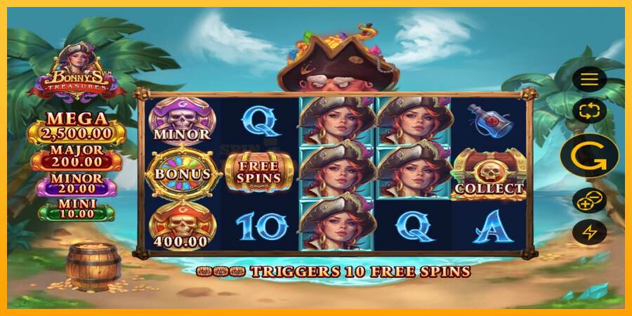 Bonnys Treasures mesin permainan untuk uang, gambar 1