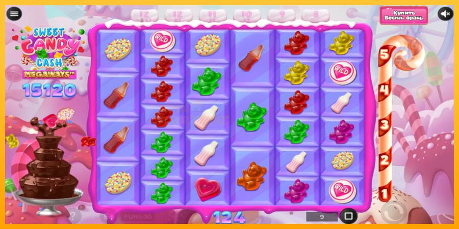 Sweet Candy Cash Megaway mesin permainan untuk uang, gambar 5