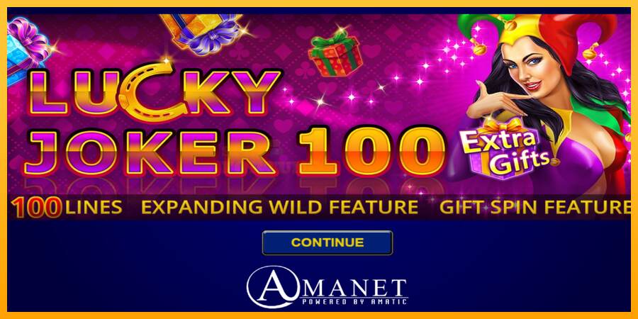 Lucky Joker 100 Extra Gifts mesin permainan untuk uang, gambar 1