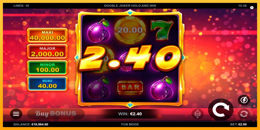 Double Joker Hold and Win mesin permainan untuk uang, gambar 3