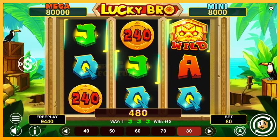 Lucky Bro Hold & Win mesin permainan untuk uang, gambar 3