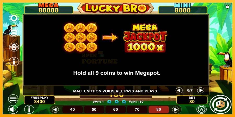 Lucky Bro Hold & Win mesin permainan untuk uang, gambar 7