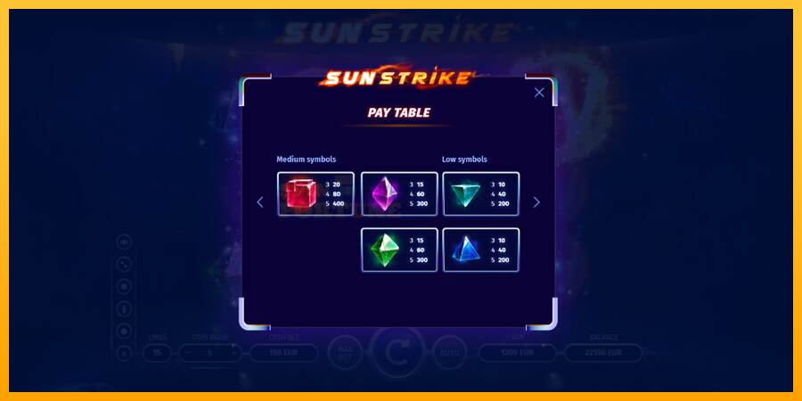 Sun Strike mesin permainan untuk uang, gambar 6