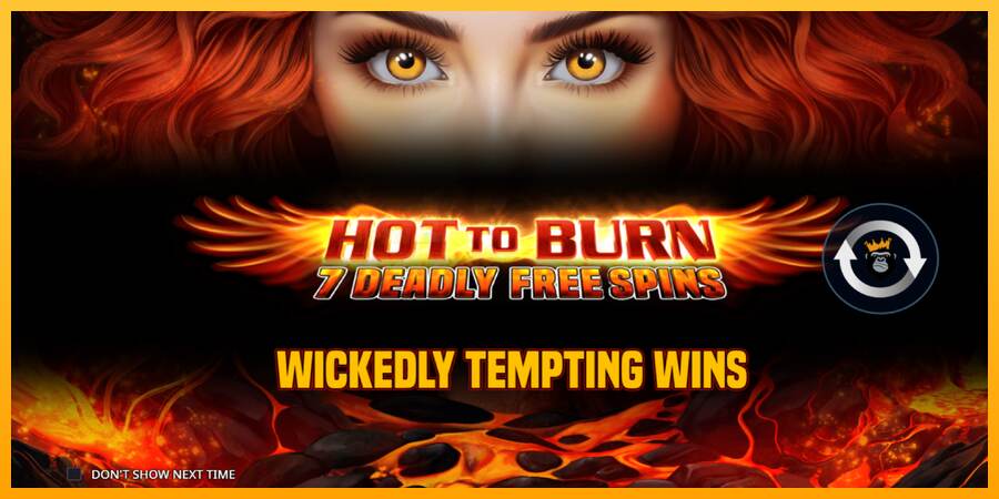 Hot to Burn - 7 Deadly Free Spins mesin permainan untuk uang, gambar 1