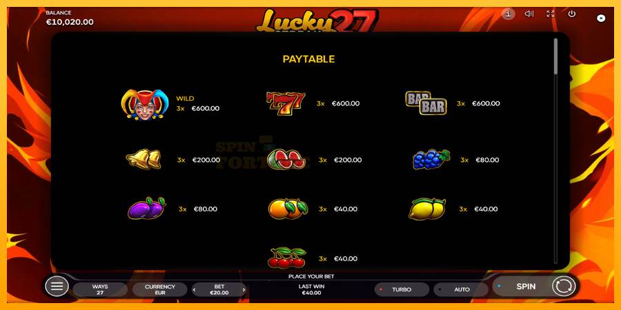 Lucky Streak 27 mesin permainan untuk uang, gambar 5