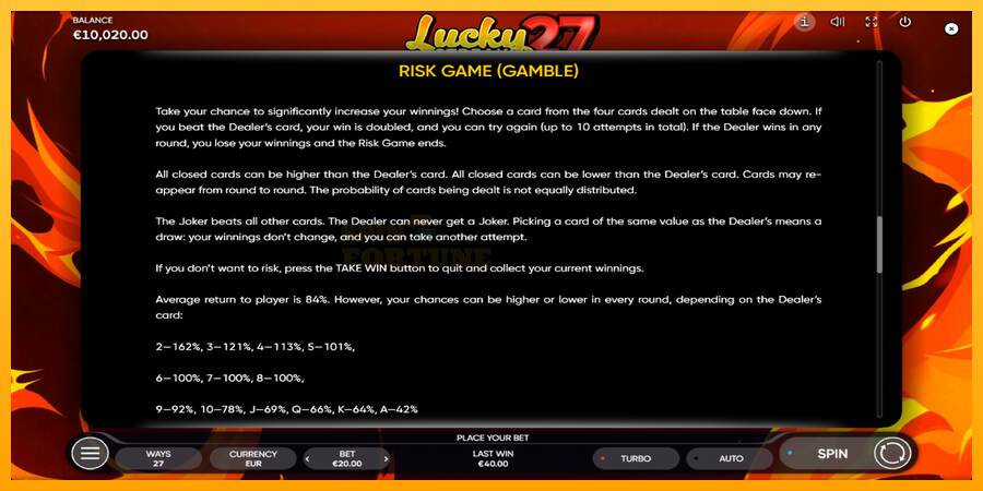 Lucky Streak 27 mesin permainan untuk uang, gambar 6