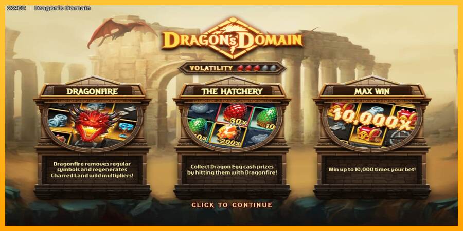 Dragons Domain mesin permainan untuk uang, gambar 1