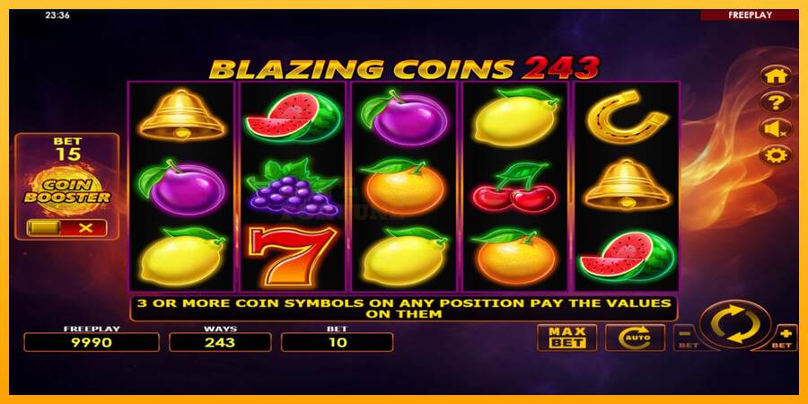 Blazing Coins 243 mesin permainan untuk uang, gambar 2