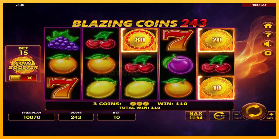 Blazing Coins 243 mesin permainan untuk uang, gambar 3