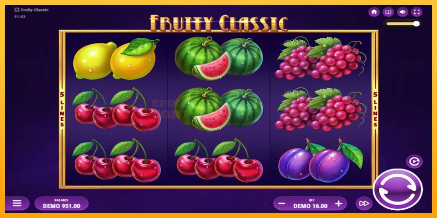 Fruity Classic mesin permainan untuk uang, gambar 1