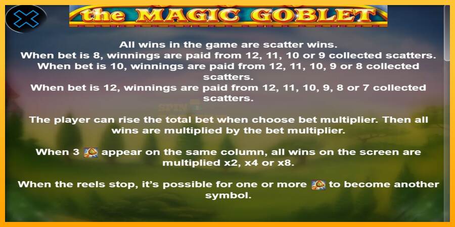 The Magic Goblet mesin permainan untuk uang, gambar 4