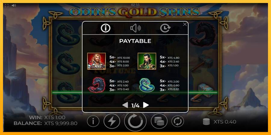 Odins Gold Spins mesin permainan untuk uang, gambar 4