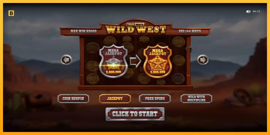 Wild West Trueways mesin permainan untuk uang, gambar 1