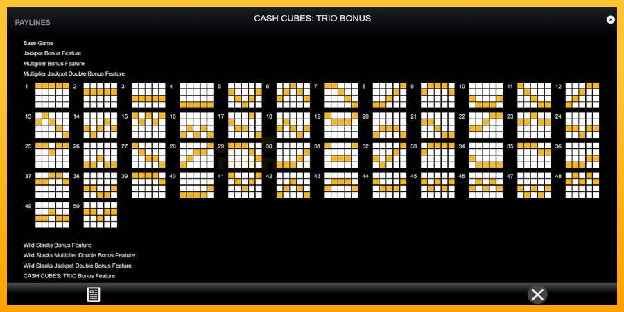 Cash Cubes: Trio Bonus mesin permainan untuk uang, gambar 6