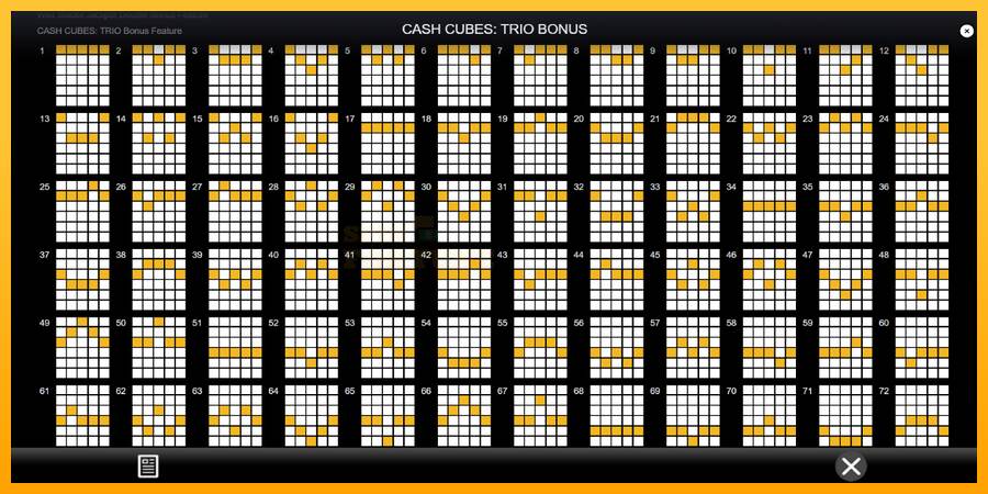 Cash Cubes: Trio Bonus mesin permainan untuk uang, gambar 7