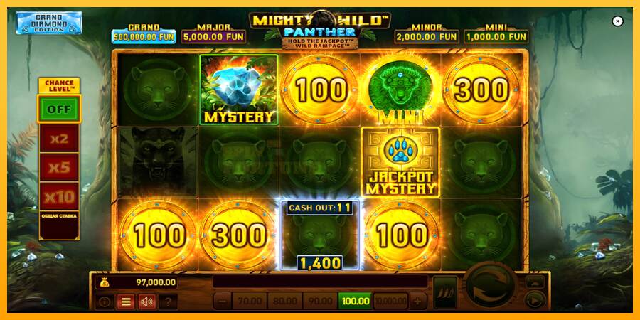 Mighty Wild: Panther Grand Diamond Edition mesin permainan untuk uang, gambar 3