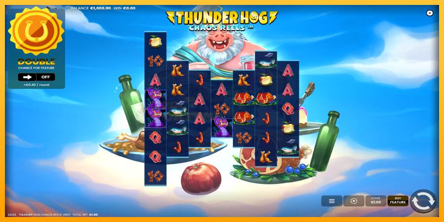 Thunder Hog Chaos Reels mesin permainan untuk uang, gambar 2