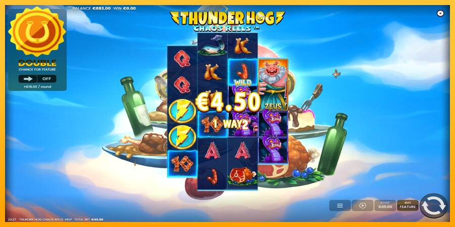 Thunder Hog Chaos Reels mesin permainan untuk uang, gambar 4