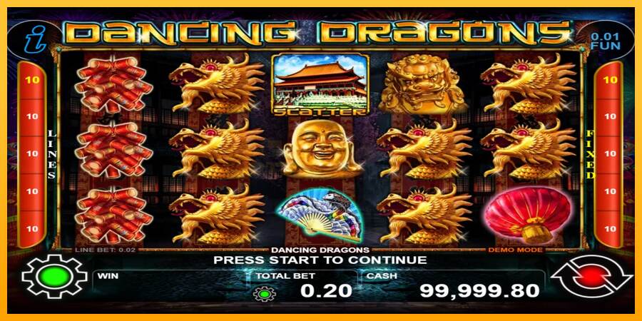 Dancing Dragons mesin permainan untuk uang, gambar 1