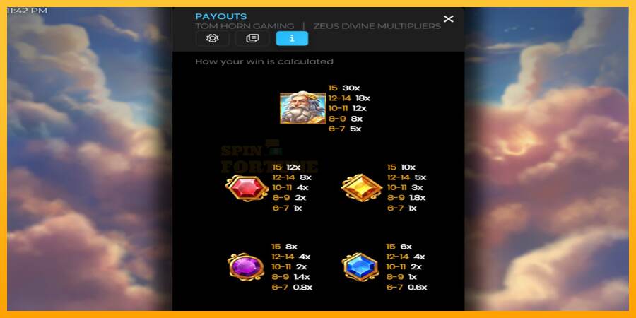 Zeus Divine Multipliers mesin permainan untuk uang, gambar 4