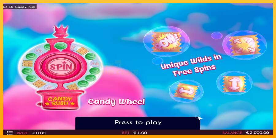 Candy Rush mesin permainan untuk uang, gambar 1