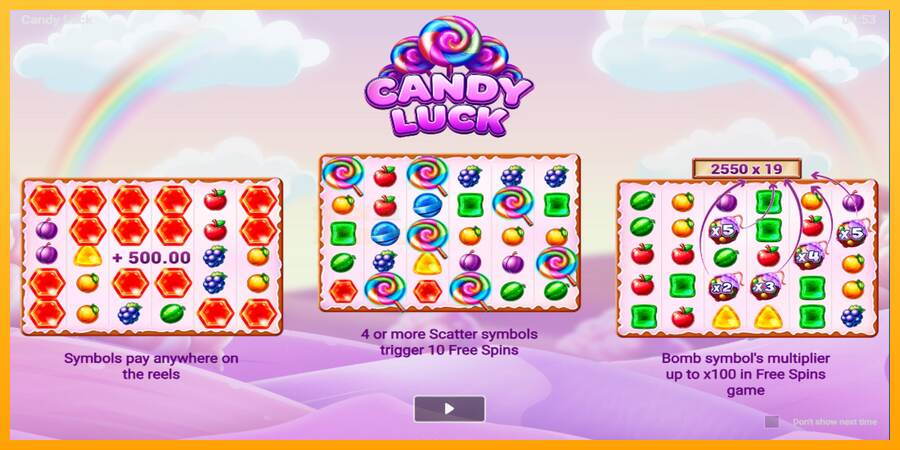 Candy Luck mesin permainan untuk uang, gambar 1