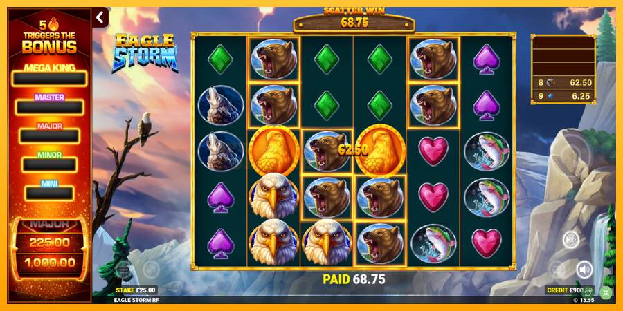 Eagle Storm Rapid Fire Jackpots mesin permainan untuk uang, gambar 3