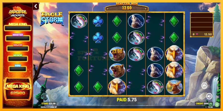 Eagle Storm Rapid Fire Jackpots mesin permainan untuk uang, gambar 4