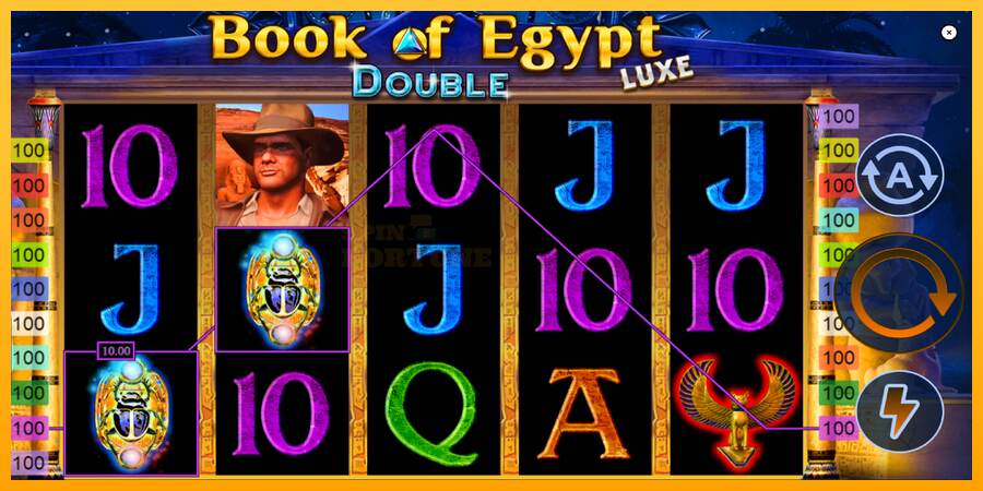 Book of Egypt Double Luxe mesin permainan untuk uang, gambar 3