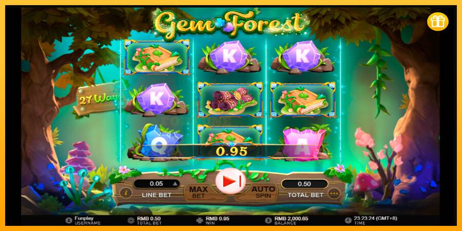 Gem Forest mesin permainan untuk uang, gambar 3