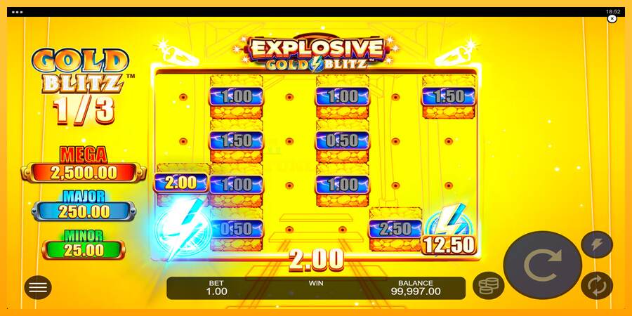 Explosive Gold Blitz mesin permainan untuk uang, gambar 3