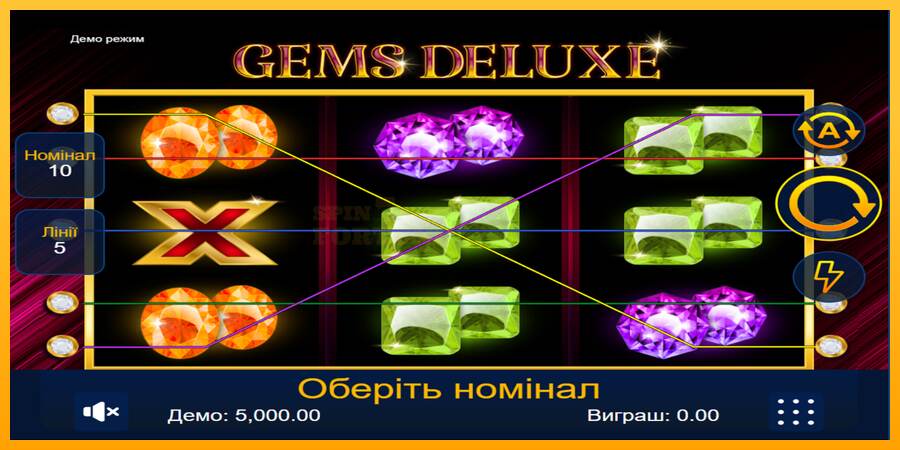 Gems Deluxe mesin permainan untuk uang, gambar 1