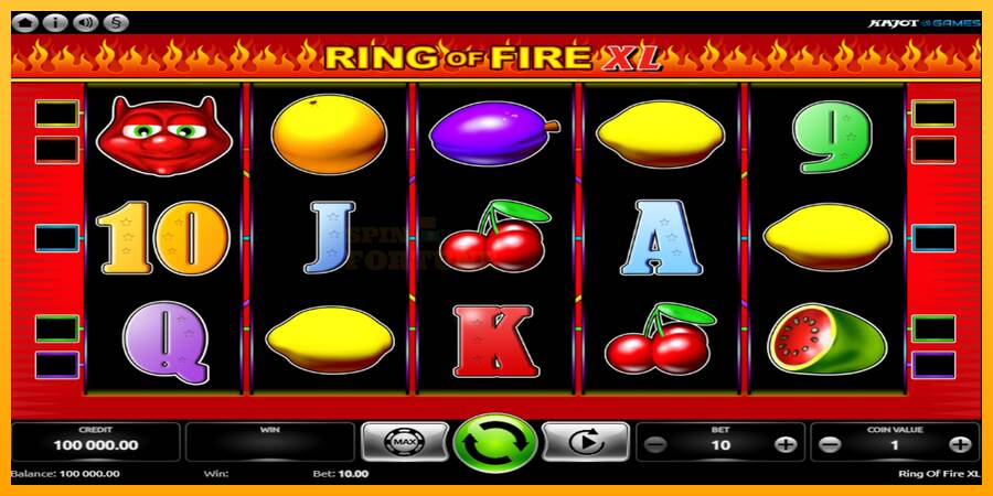 Ring of Fire XL mesin permainan untuk uang, gambar 1