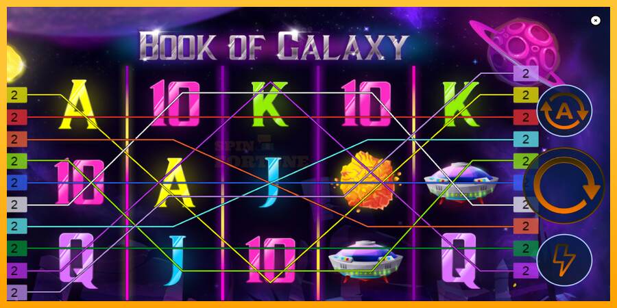 Book of Galaxy mesin permainan untuk uang, gambar 2