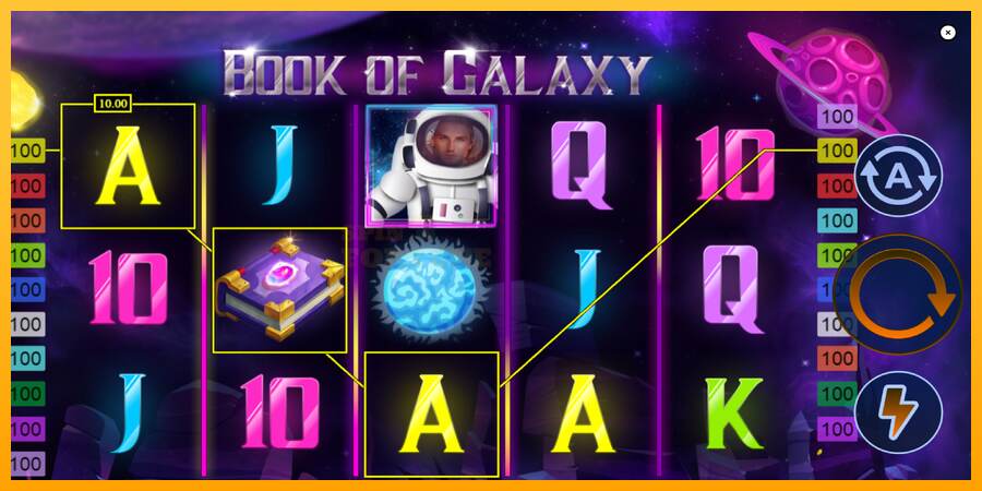 Book of Galaxy mesin permainan untuk uang, gambar 3